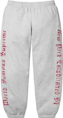 Supreme Contrast Cutout Sweatpant SS25