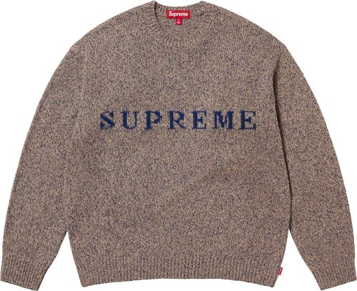 Supreme Contrast Logo Sweater