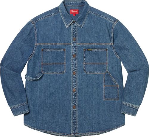 Supreme DENIM PAINTER SHIRT streetwear style fashion