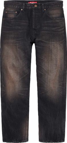 Supreme DISTRESSED LOOSE FIT SELVEDGE JEAN SS24