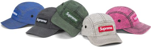 Supreme DISTRESSED RIPSTOP CAMP CAP