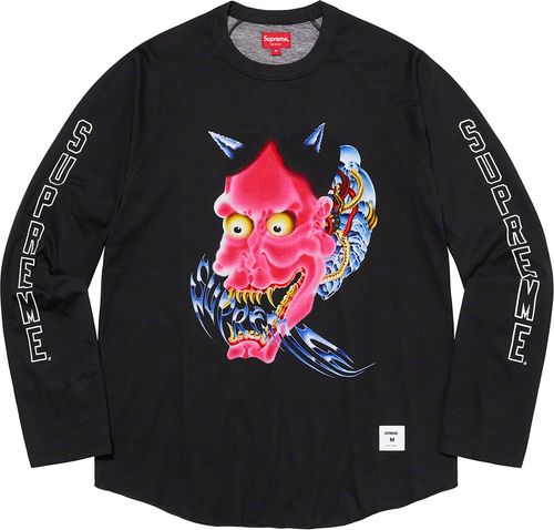 Supreme Demon Raglan LS Top streetwear fashion brand outfit style hypebeast