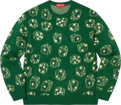 Supreme Dice Sweater streetwear fashion brand outfit style hypebeast