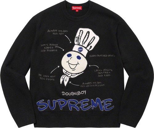 Supreme Doughboy Sweater streetwear fashion brand outfit style hypebeast