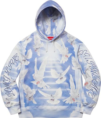 Supreme Doves Hooded Sweatshirt streetwear style
