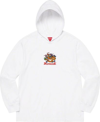 Supreme Dragon Hooded L:S Top streetwear style fashion