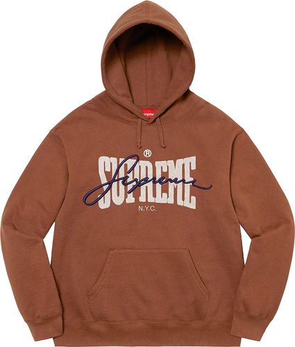 Supreme Embroidered Chenille Hooded Sweatshirt streetwear style news