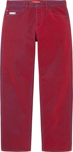 Supreme FLOCKED REGULAR JEAN streetwear fashion