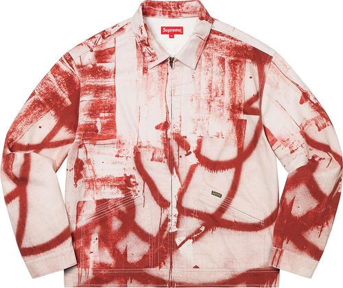 Supreme FW21 Christopher Wool Supreme Denim Work Jacket