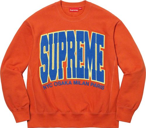 Supreme FW21 Cities Arc Crewneck