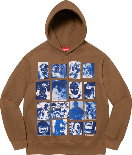 Supreme FW21 Collage Grid Hooded Sweatshirt