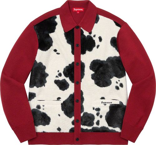 Supreme FW21 Cow Printed Cardigan