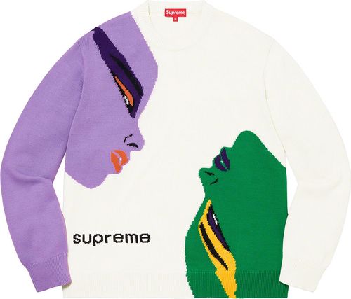 Supreme FW21 Faces Sweater