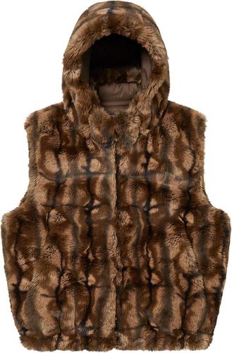 Supreme FW21 Faux Fur Hooded Vest