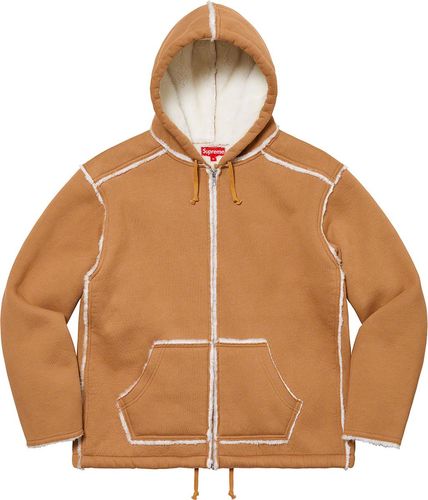 Supreme FW21 Faux Shearling Hooded Jacket