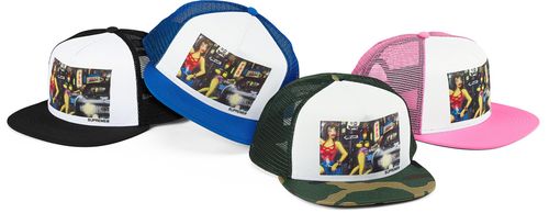 Supreme FW21 Lady Pink:Supreme Mesh Back 5-Panel