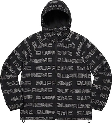 Supreme FW21 Logo Ripstop Hooded Track Jacket