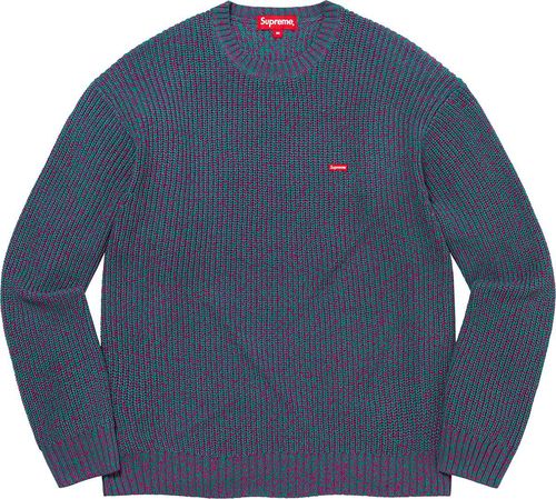 Supreme FW21 Melange Rib Knit Sweater