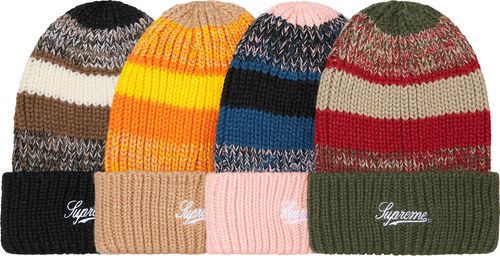 Supreme FW21 Mixed Stripe Beanie