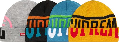 Supreme FW21 New Era 2-Tone Logo Beanie