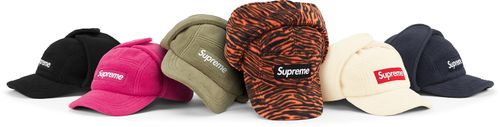 Supreme FW21 Polartec Earflap Camp Cap