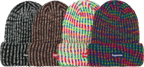Supreme FW21 Rainbow Knit Loose Gauge Beanie