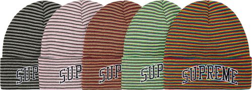 Supreme FW21 Rainbow Stripe Beanie