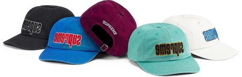 Supreme FW21 Reverse Logo 6-Panel