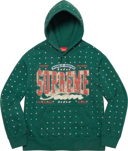 Supreme FW21 Rhinestone Hooded Sweatshirt