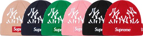 Supreme FW21 Supreme New York Yankees New Era Box Logo Beanie