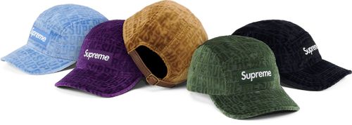 Supreme FW21 Velvet Pattern Camp Cap