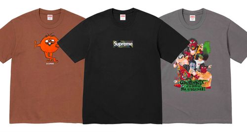 Supreme FW23 winter tees header image 2