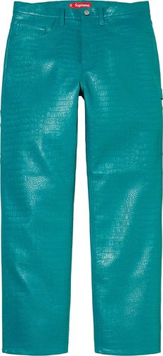 Supreme Faux Croc Painter Pant streetwear fashion style