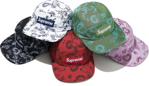 Supreme Floral Jacquard Camp Cap