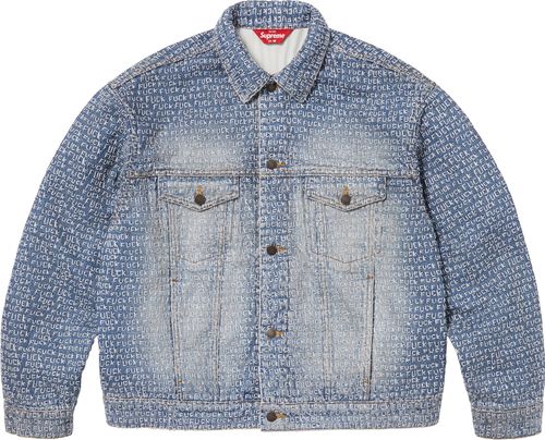 Supreme Fuck Stitch Denim Trucker Jacket