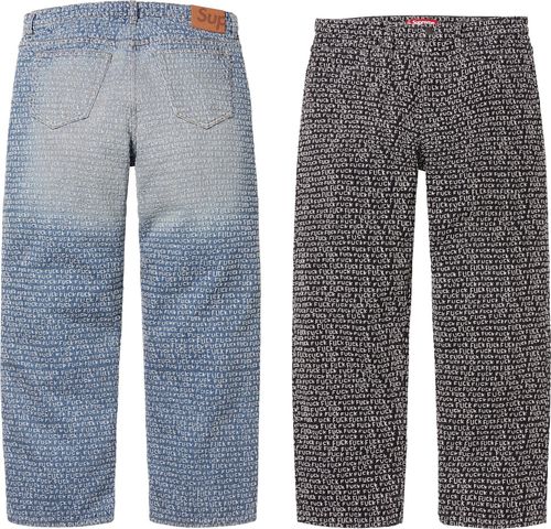 Supreme Fuck Stitch Loose Fit Jean