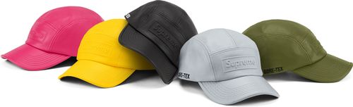 Supreme GORE TEX Leather Camp Cap streetwear style