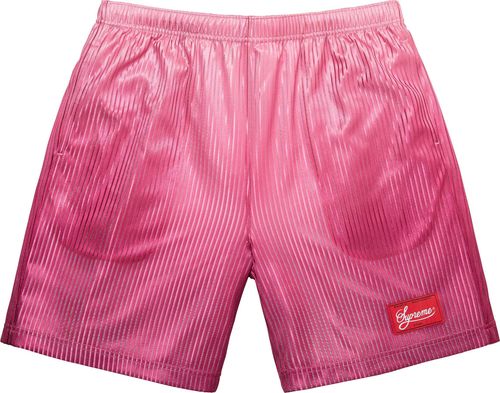 Supreme GRADIENT MESH STRIPE SHORT streetwear style