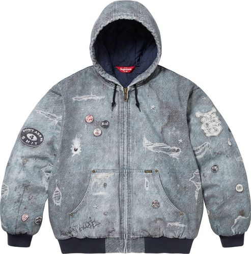 Supreme HJR Trompe L-oeil Hooded Work Jacket