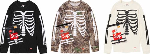 Supreme : Hanes Bones Thermal Crew (1 Pack) FW24