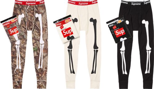 Supreme : Hanes Bones Thermal Pant (1 Pack) FW24
