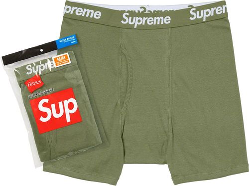 Supreme®:Hanes® Boxer Briefs (2 Pack)