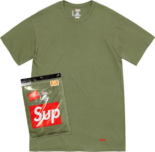 Supreme®:Hanes® Tagless Tees (2 Pack)