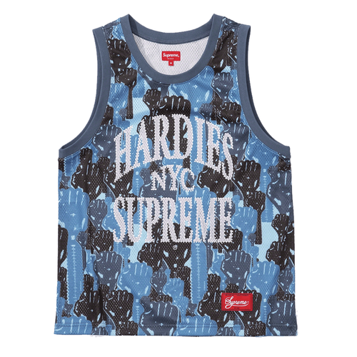 Supreme Hardies Camo Basketball Jersey