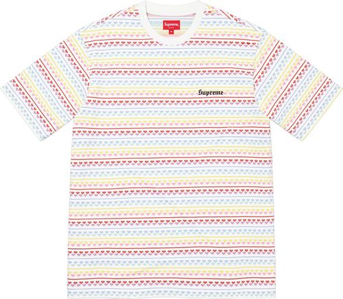Supreme Hearts Jacquard S:S Top streetwear style fashion