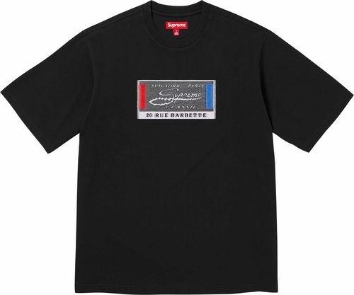 Supreme INTARSIA LABEL S:S TOP