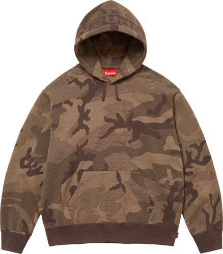 Supreme JACQUARD STRIPE HOODED SWEATSHIRT