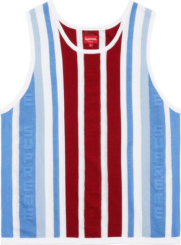 Supreme KNIT STRIPE TANK TOP streetwear fashion