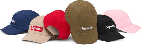 Supreme LASERED TWILL CAMP CAP streetwear fashion