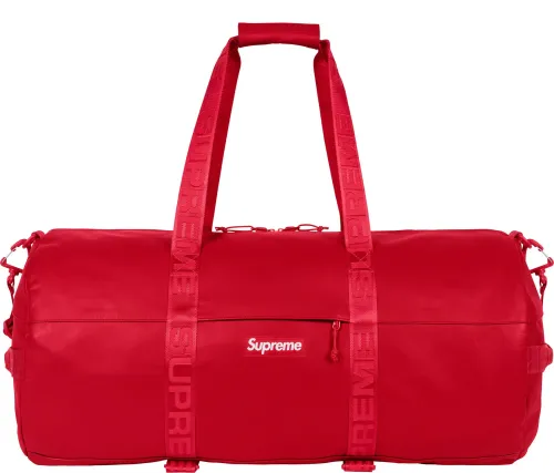 Supreme LEATHER LARGE DUFFLE BAG FW23